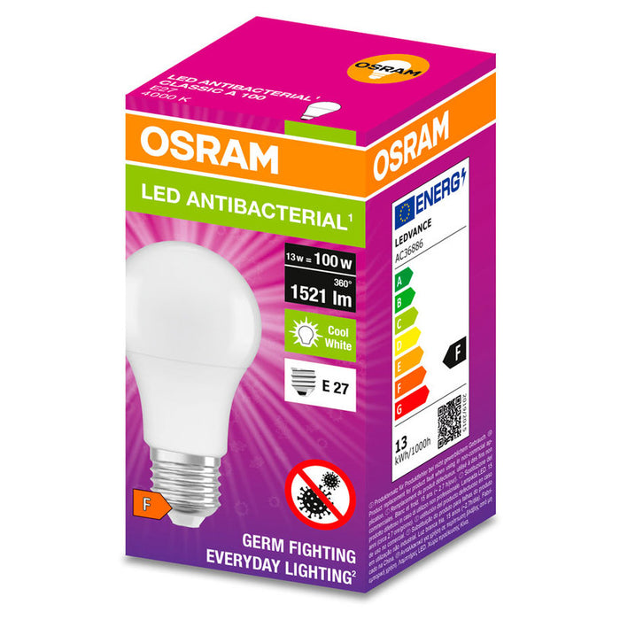 LED ANTIBACTERIAL BULB 1521LM 4000K E27 OSRAM