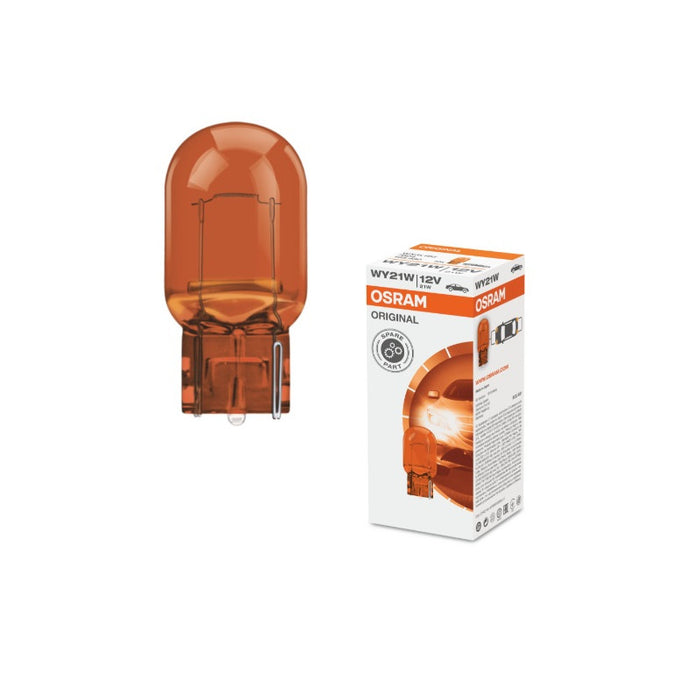 CAR LAMP 7504 WY21W ORANGE 12V WX3x16d UNPACKED OSRAM