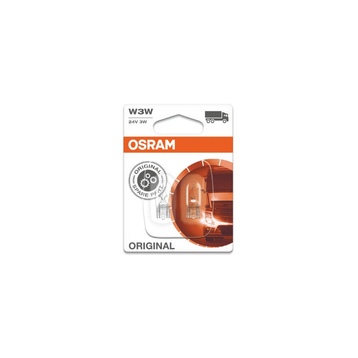 CAR LAMP 2821 W3W 12V W2,1x9.5d DUOBLISTER OSRAM