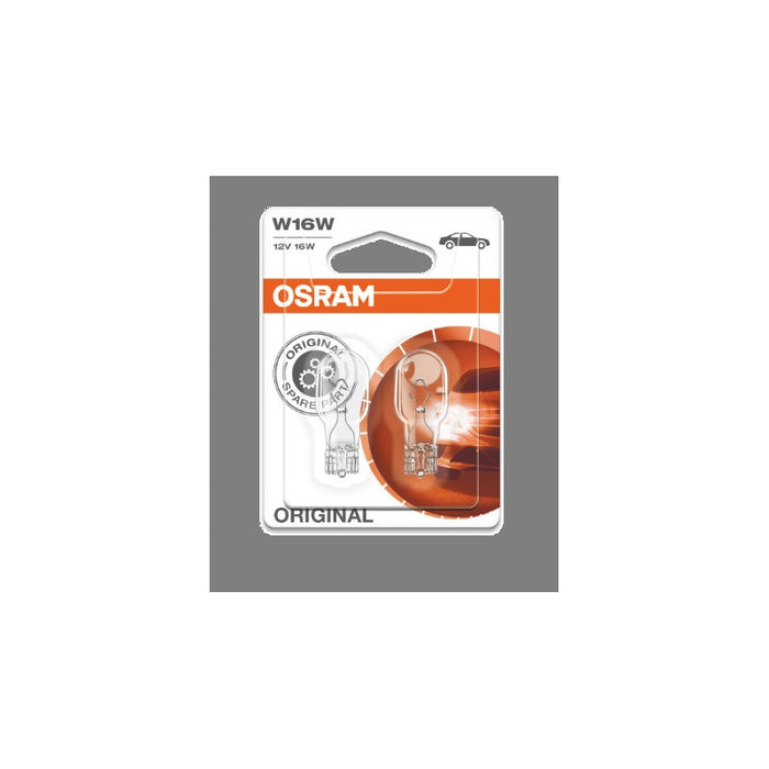 CAR LAMP 921 W16W 16W 12V W2.1X9.5D DUOBLISTER OSRAM