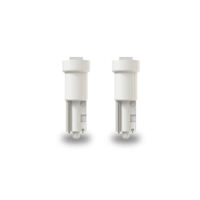 SET 2 pcs. LED LAMPS 2723DWP-02B W2.3W/T5 6000K 12V 0.25W W2X4.6D