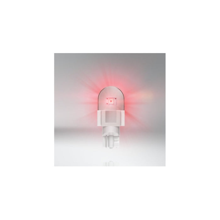 CAR LED LAMP 921DRP-02B 1.4W RED 12V W2.1X9.5D OSRAM