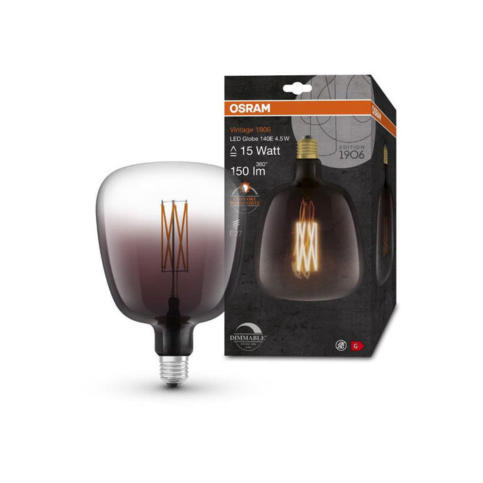 LED BULB E27 4.5W VINTAGE DIM SMOKE OSRAM