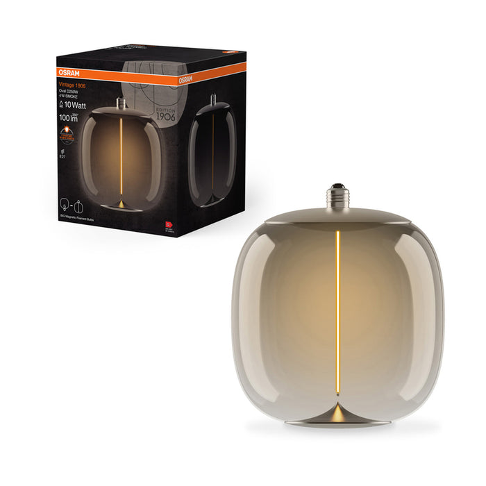 LED BULB 4W 1800K 60LM OVAL D250W MAGNETIC FILAMENT OSRAM VINTAGE