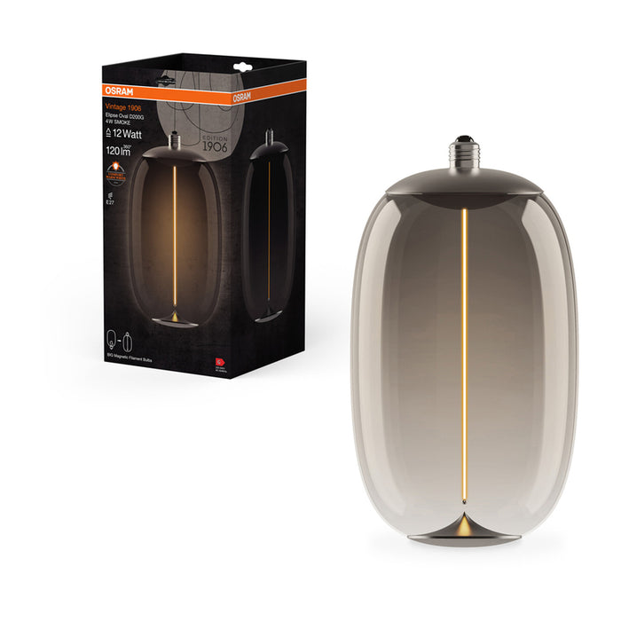 LED BULB 4W 1800K 120LM OVAL ELIPSE D250G MAGNETIC FILAMENT OSRAM VINTAGE
