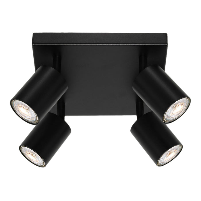 LED SPOT 4XGU10 BLACK OSRAM ELEMENTAL