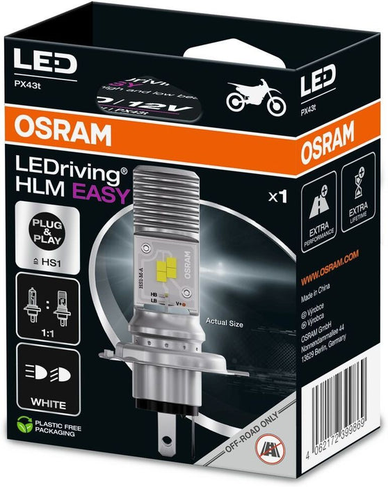 OSRAM HS1 LEDRIVING HLM EASY 6000K 12V HANGING FOLDING BOX 1 PCS