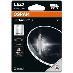 OSRAM WHITE 5700K C5W (41MM) 5700K 0,8W 24V CARTON BLISTER 1 PCS