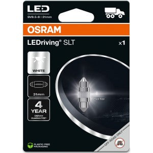 OSRAM WHITE 5700K C5W (31MM) 5700K 0,8W 24V CARTON BLISTER 1 PCS