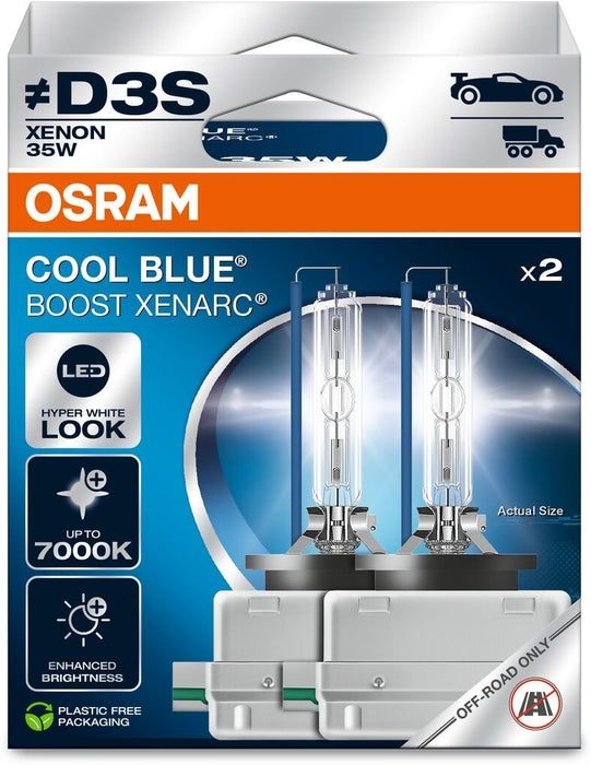 Bulb (Set of 2) D3S 85V 35W PK32D-5 without road approval Cool Blue Boost 7000K