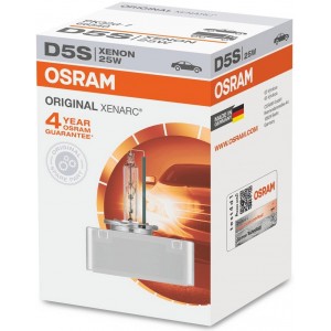 OSRAM XENARC STANDARD - NO GUARANTEE D5S 4500K 25W 42V CARTON BOX 1 PCS