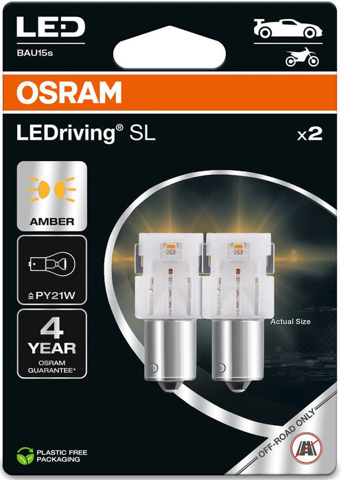 BULB OSRAM LED PY21/5W 2PCS