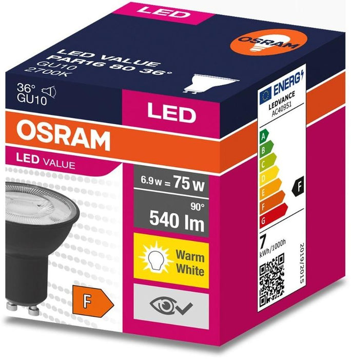 LED BULB OSRAM GU10 6.9W 540LM 2700K