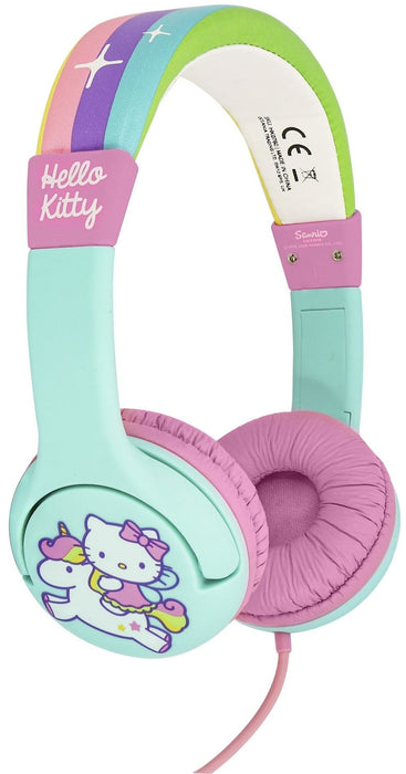 Wired headphones for Kids OTL Hello Kitty Rainbow (turquoise)