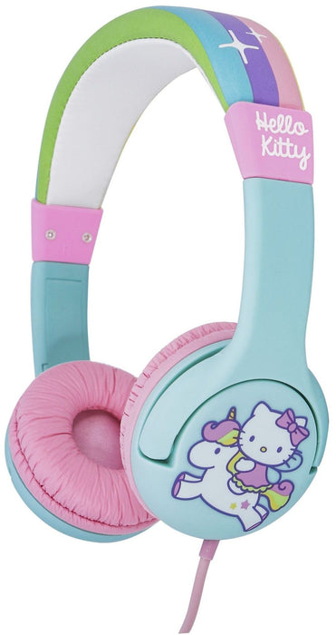 Wired headphones for Kids OTL Hello Kitty Rainbow (turquoise)