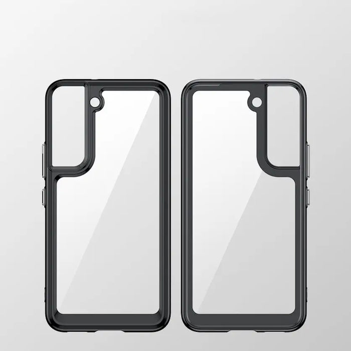 Outer Space Case Cover for Samsung Galaxy S22 + (S22 Plus) Hard Cover with Gel Frame Black - Cell phone cases