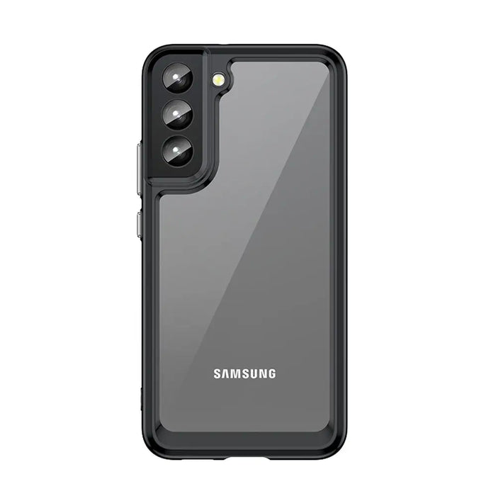 Outer Space Case Cover for Samsung Galaxy S22 + (S22 Plus) Hard Cover with Gel Frame Black - Cell phone cases