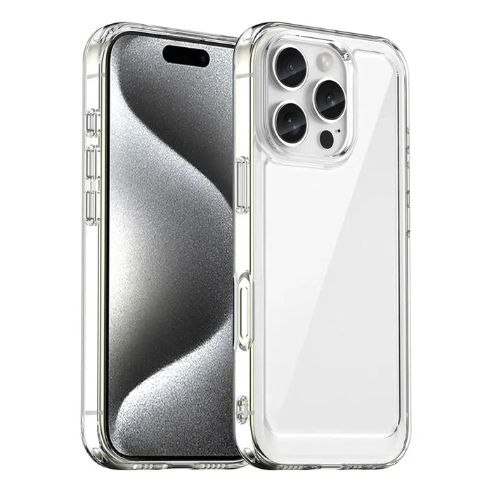 Outer Space Case for iPhone 16e Flexible Frame Cover - Clear - Cell phone cases and covers<<<HurtelXML