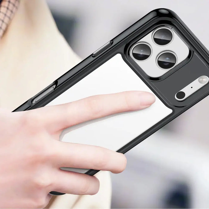 Outer Space Case for iPhone 17 Pro Max - Black Transparent - Cell phone cases and covers<<<HurtelXML