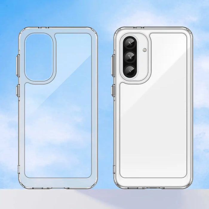 Outer Space Case for Samsung Galaxy A56 Cover with Flexible Frame - Transparent - Cell phone cases