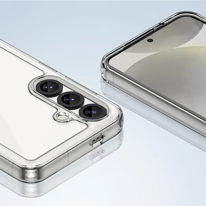 Outer Space Case for Samsung Galaxy S25 Edge Cover with Flexible Frame - Transparent - Cell phone cases