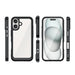 Outer Space Case with Gel Frame for iPhone 16 - Black - Cell phone cases and covers<<<HurtelXML