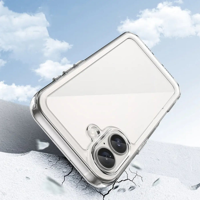 Outer Space Case with Gel Frame for iPhone 16 Plus - Clear - Cell phone cases and covers<<<HurtelXML