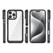Outer Space Case with Gel Frame for iPhone 16 Pro - Black - Cell phone cases and covers<<<HurtelXML