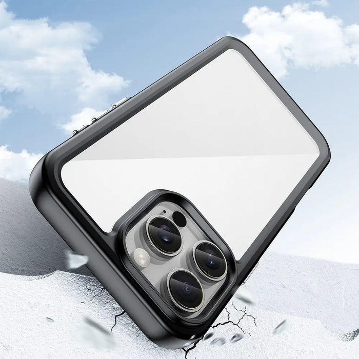 Outer Space Case with Gel Frame for iPhone 16 Pro - Black - Cell phone cases and covers<<<HurtelXML