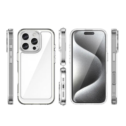 Outer Space Case with Gel Frame for iPhone 16 Pro - Clear - Cell phone cases and covers<<<HurtelXML