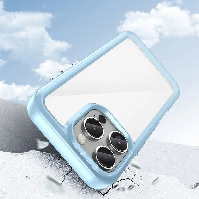 Outer Space Case with Gel Frame for iPhone 16 Pro Max - Blue - Cell phone cases and covers<<<HurtelXML