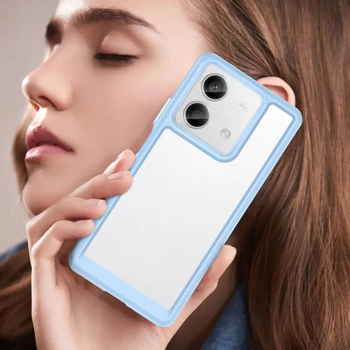Outer Space Case with gel frame for Xiaomi Redmi Note 13 Pro+ - blue - Cell phone cases and covers<<<HurtelXML
