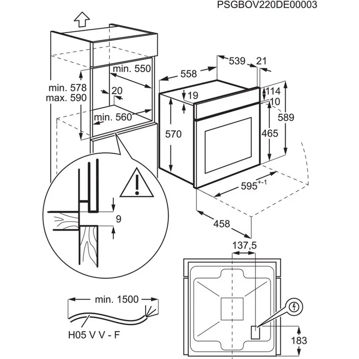 Oven Electrolux EOF3H00BX - Built-in ovensAGD-PIZ<<<Home Appliance - ProductsAGD<<<ActionPL
