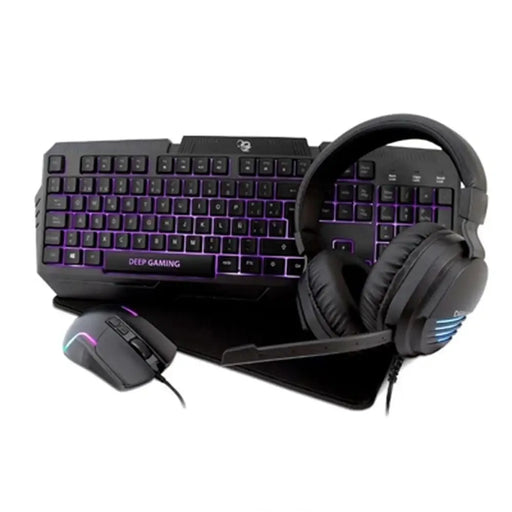 Pack Gaming DeepGaming Black Spanish Qwerty - Електроника Периферни и резервни части<<<Компютри|