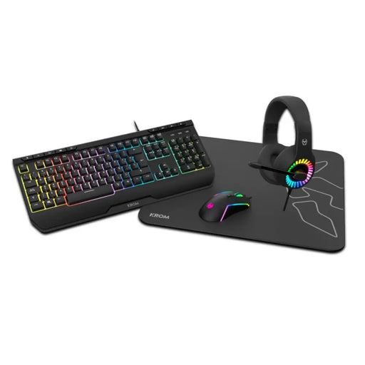 Pack Gaming Krom Kenya Black Spanish Qwerty - Електроника Периферни и резервни части<<<Компютри|