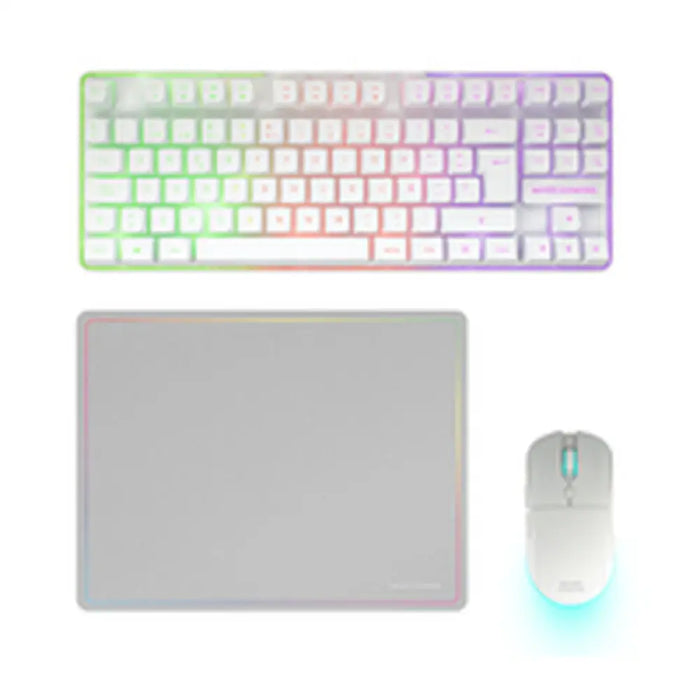 Pack Gaming Mars Gaming MCPWTKLWES - Компютър Игри<<<Компютри| Електроника<<<BigBuy&&&Гейминг Мишка и Подложка за