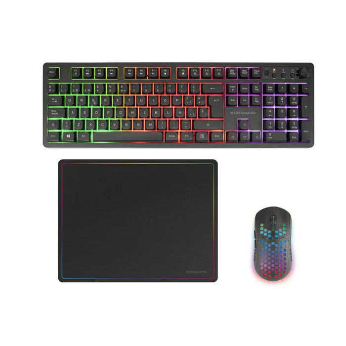 Pack Gaming Mars Gaming MCPWXES - Компютър Игри<<<Компютри| Електроника<<<BigBuy&&&Гейминг Мишка и Подложка за