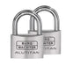 PADLOCK 2 PCS BURG WACHTER ALUTITAN DUO 770 30 SB - Катинари<<<Сейфове и метални кутии<<<Инструменти и