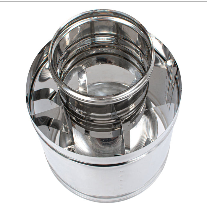 PAGODA STAINLESS STEEL F80MM KAMININOX - Допълнително оборудване<<<Отопление Охлаждане и Вик<<<Praktiker
