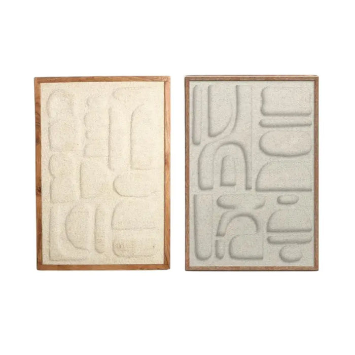 Painting 3D Home ESPRIT Cotton Acacia 75 x 3 x 105 cm - Декорация и Осветление<<<Дом Градина<<<BigBuy&&&Картини и