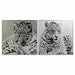 Painting DKD Home Decor Aluminium Crystal 100 x 2,5 x 100 cm - Декорация и Осветление<<<Дом Градина<<<BigBuy&&&Картини