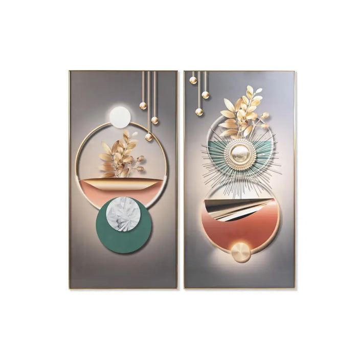 Painting DKD Home Decor Aluminium MDF Wood 80 x 3 x 160 cm - Картини и плакати<<<Декорация и Осветление<<<Дом