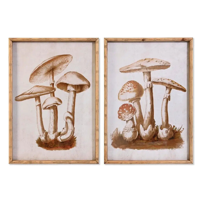 Painting DKD Home Decor Bamboo Crystal 50 x 70 x 2,8 cm 50 x 2,8 x 70 cm - Декорация и Осветление<<<Дом