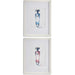 Painting Gift Decor Yellow Blue White Red Cardboard Particleboard Perfume 33 x 3 x 43 cm (6 Units) - Декорация и