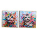 Painting Home ESPRIT Aluminium MDF Wood 80 x 3,5 x 80 cm - Декорация и Осветление<<<Дом Градина<<<BigBuy&&&Картини и