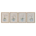 Painting Home ESPRIT Blue White Oriental 35 x 2,5 x 45 cm (4 Units) - Декорация и Осветление<<<Дом