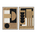 Painting Home ESPRIT Brown Black Modern Urban (2 Units) - Декорация и Осветление<<<Дом Градина<<<BigBuy&&&Картини и
