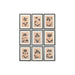 Painting Home ESPRIT Brown Black Urban Botanical plants 30 x 2 x 40 cm (9Units) - Декорация и Осветление<<<Дом