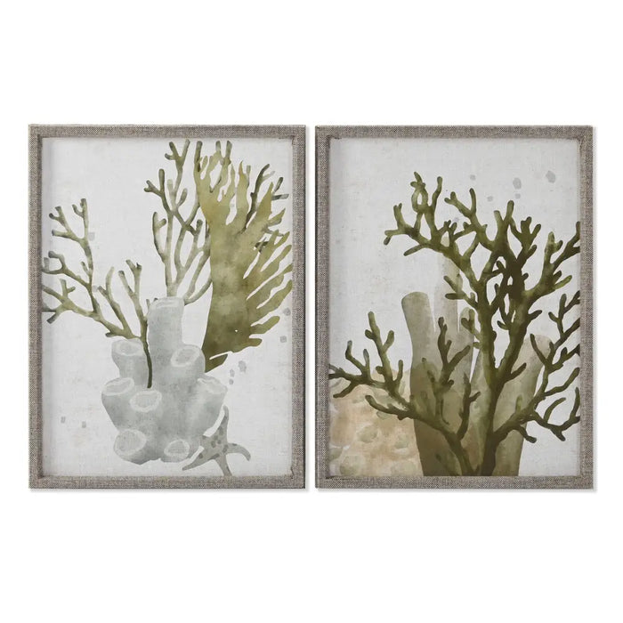 Painting Home ESPRIT Crystal Fir 45 x 2 x 60 cm - Декорация и Осветление<<<Дом Градина<<<BigBuy&&&Картини и