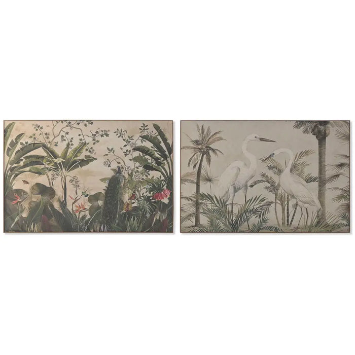 Painting Home ESPRIT Fir 120 x 3,5 x 80 cm - Декорация и Осветление<<<Дом Градина<<<BigBuy&&&Картини и